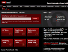 Tablet Screenshot of flamehealth.com